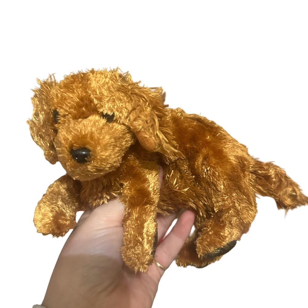 Small Plush Golden Brown Puppy Toy